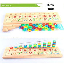 Load image into Gallery viewer, Tableau d’enseignement des mathématiques en bois