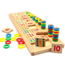 Load image into Gallery viewer, Tableau d’enseignement des mathématiques en bois