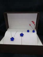 Load image into Gallery viewer, Ensemble fleur d&#39;Argent 925
