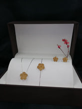 Load image into Gallery viewer, Ensemble fleur d&#39;Argent 925
