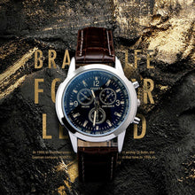 Load image into Gallery viewer, Montre en Cuir militaire pour hommes
